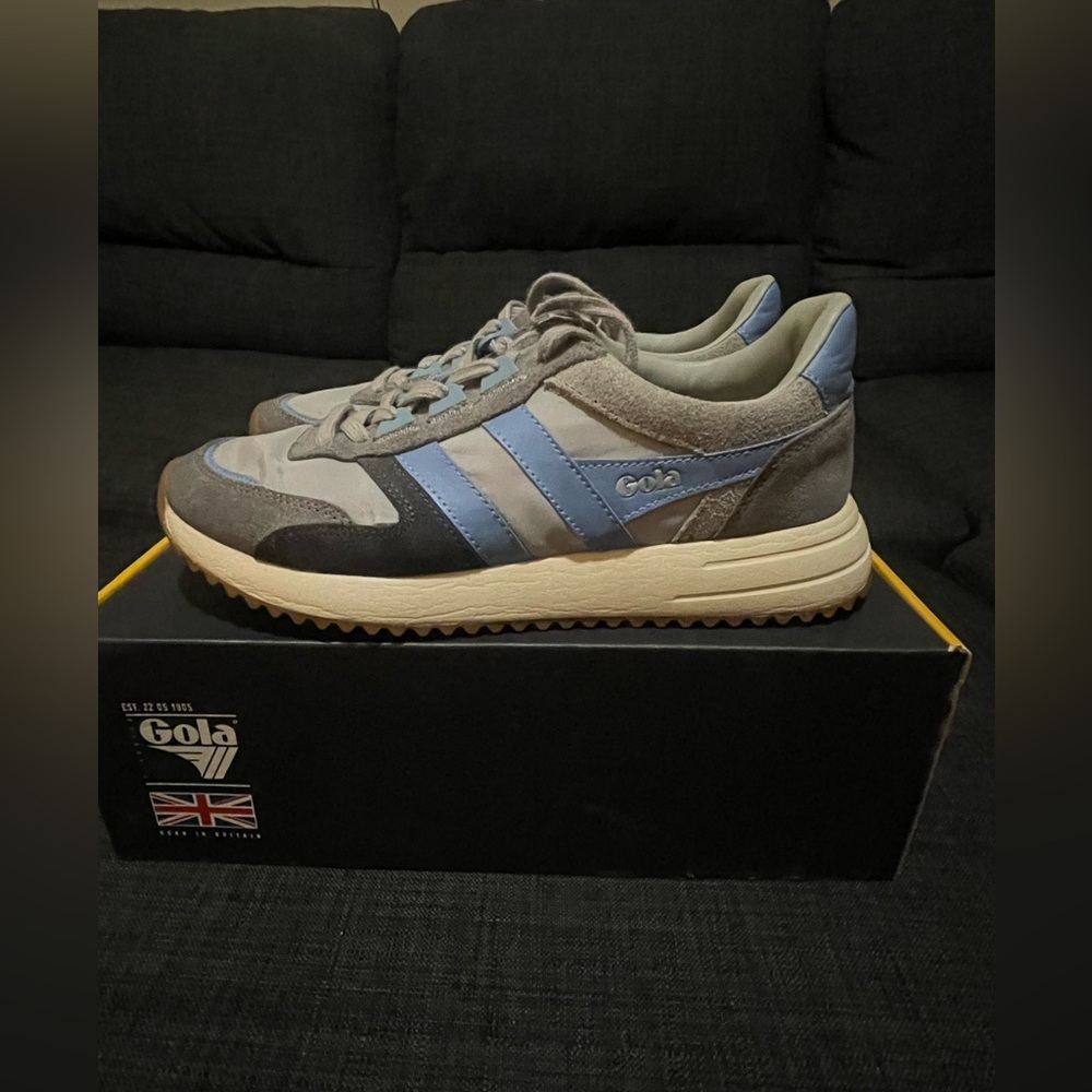 Gola Women's Sneakers in Gray and Light Blue